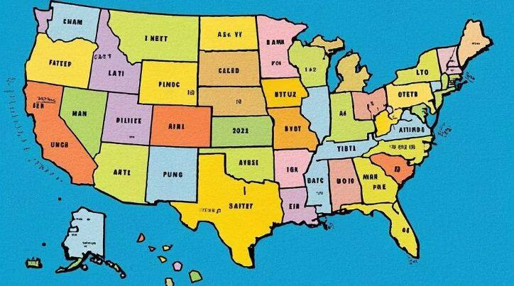 美國各州中英文名稱及貿易偏好指南